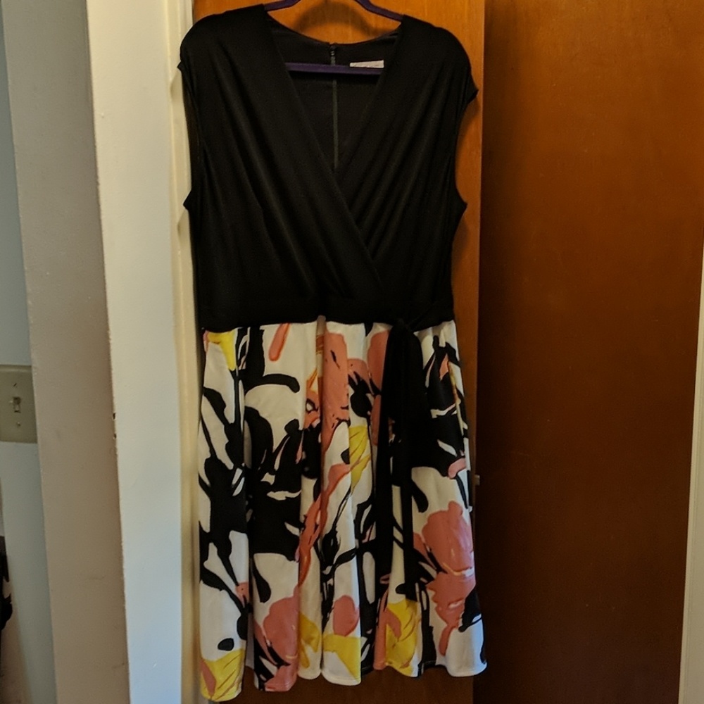 Dressbarn Faux Wrap Dress